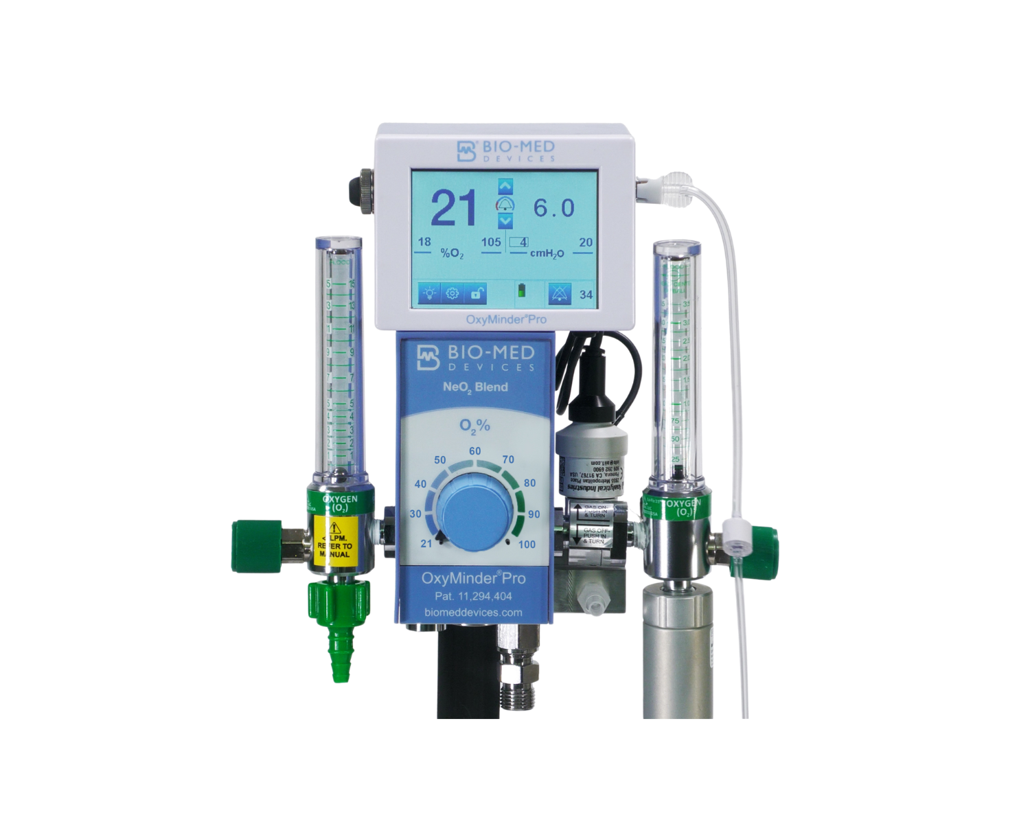 Bubble CPAP Pressure Monitor